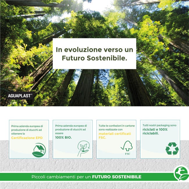 Aguaplast Rapid Fill Stucco In Pasta 1kg | Riparazione Muri Effetto Intonaco | Essicazione Rapida - Grigio - Foto 10