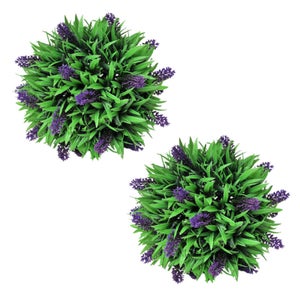 10 mazzi di fiori artificiali per esterni resistenti ai raggi UV, senza sbiadimento, fiori finti viola per piante da interno ed esterno (giallo) | Leroy Merlin