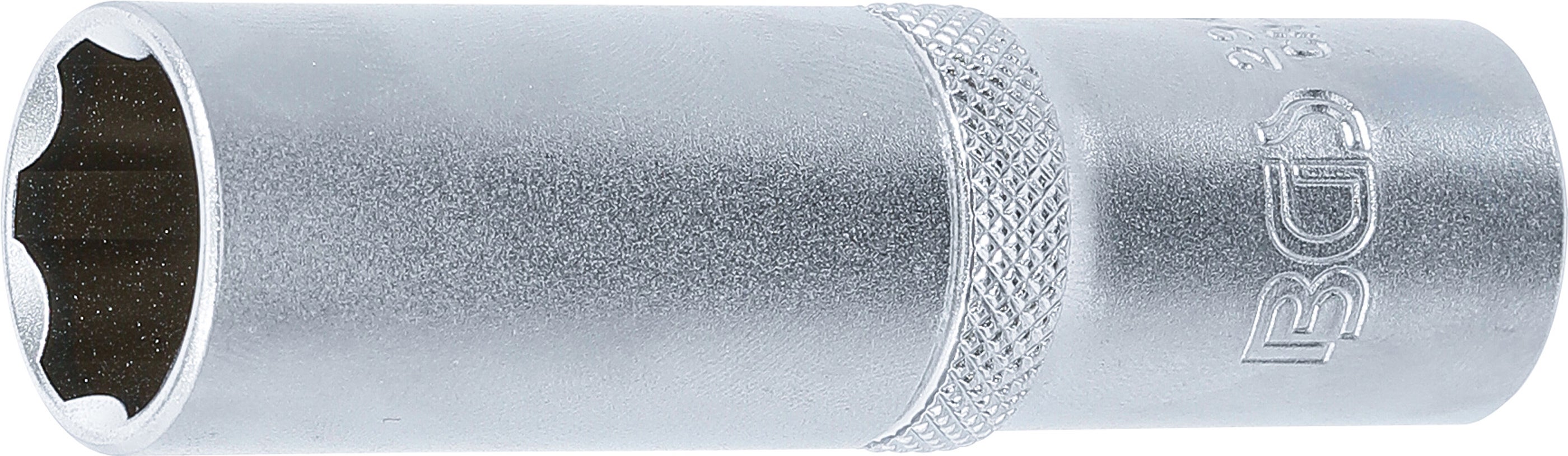 Klucz nasadowy BGS Super Lock, głęboki, napęd kwadratowy wewnętrzny 12,5 mm (1/2") SW 16 mm - 2946