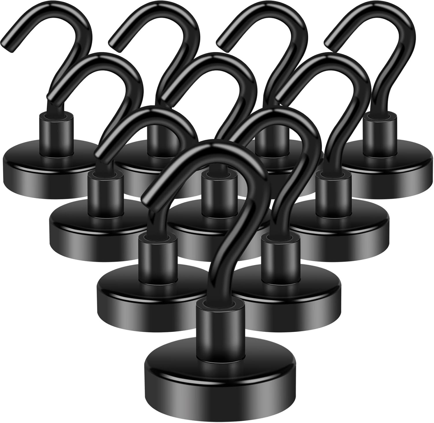 Crochets Magnétiques Lot De 6 Puissants Et Robustes Pour Réfrigérateur Et Autres Surfaces - Maison Crochet Aimanté Puissant