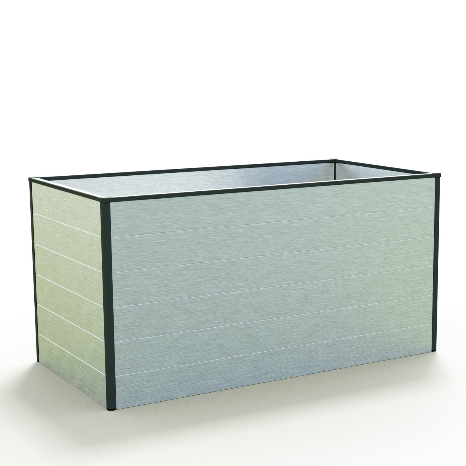 77 x 150 x 77 cm Grzadka podwyzszona, aluminium anodowane