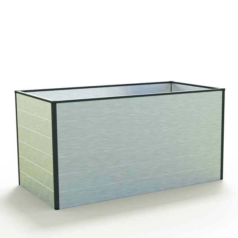 77 x 150 x 77 cm Grzadka podwyzszona, aluminium anodowane