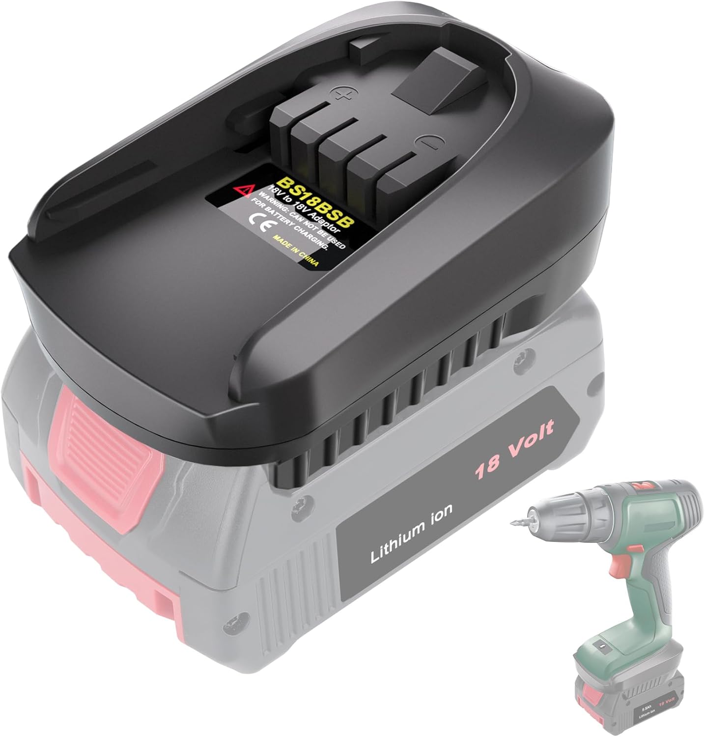 NewGround Designs Support Mural Pour Batterie Compatible Avec Batteries Worx PowerShare