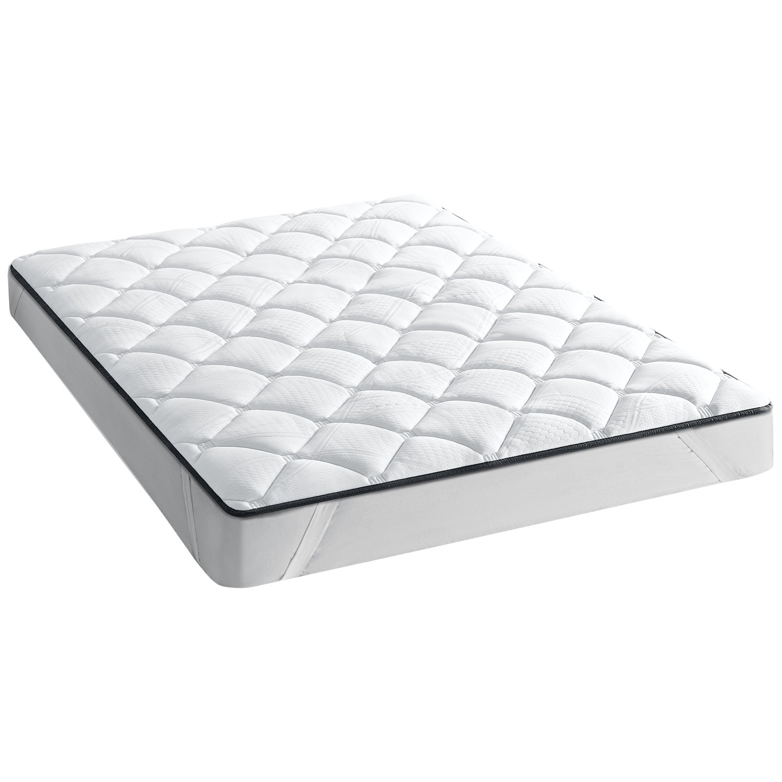 Surmatelas 140x200 cm - INRE, Moelleux,Respirant - pour Matelas 2 Places - 6