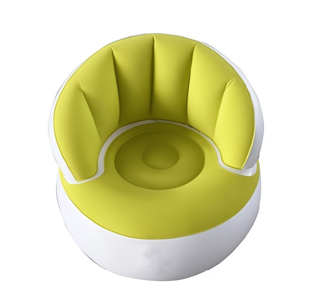Lot De 2 Poufs Gonflables Avec Pompe à Air - Pour Camping, Jardin, Salon - Confortables Et Portables - 12