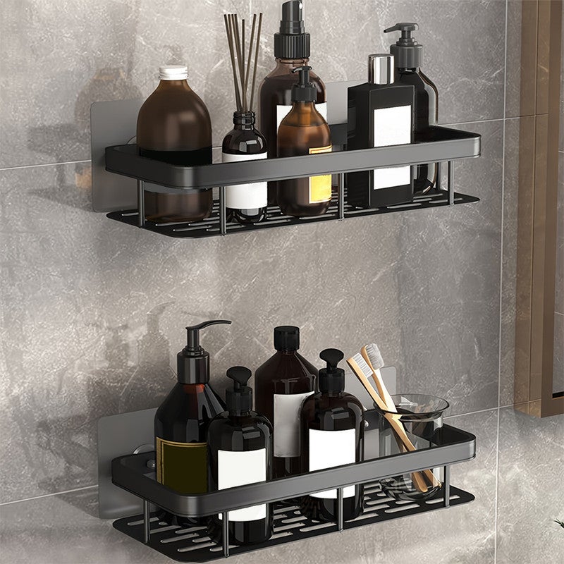 Etagère Douche, Serviteur De Douche, Sans Perçage Étagère Murale de Rangement pour Baignoire, pour Salle de Bain/Cuisine/Chambre - 5