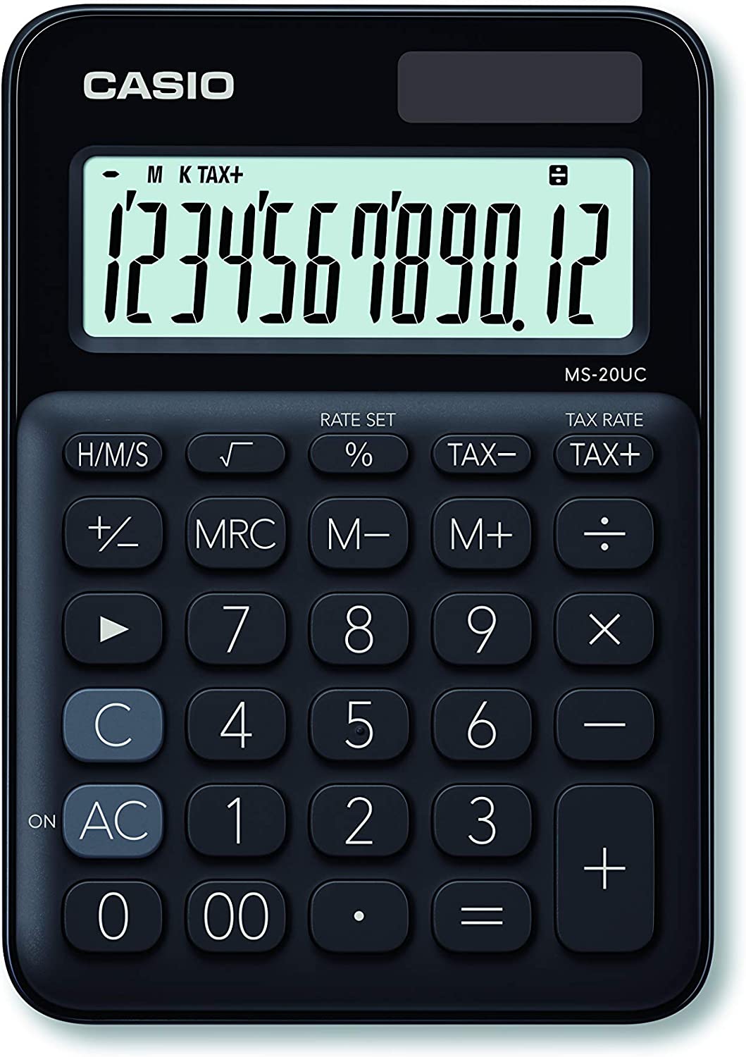 Casio MS-20UC-BK calculadora Escritorio Calculadora básica Negro ...