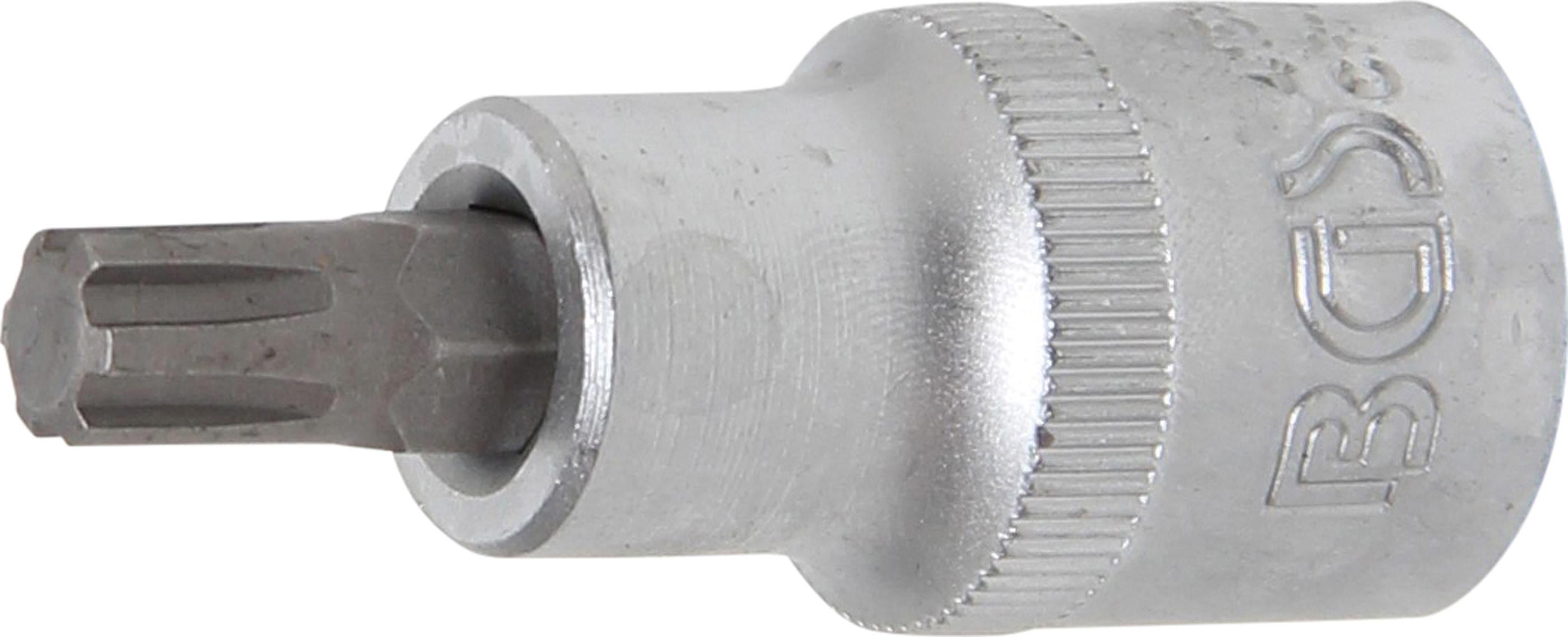 BGS Bit-Nasadka napęd kwadratowy wewnętrzny 12,5 mm (1/2") profil klinowy (do RIBE) M8 - 4153