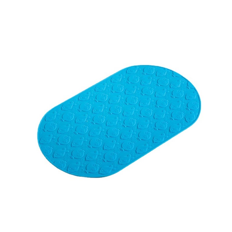 Mata do kąpieli dla niemowląt z powierzchnią antypoślizgową, wzorzysta, 42 x 25 cm