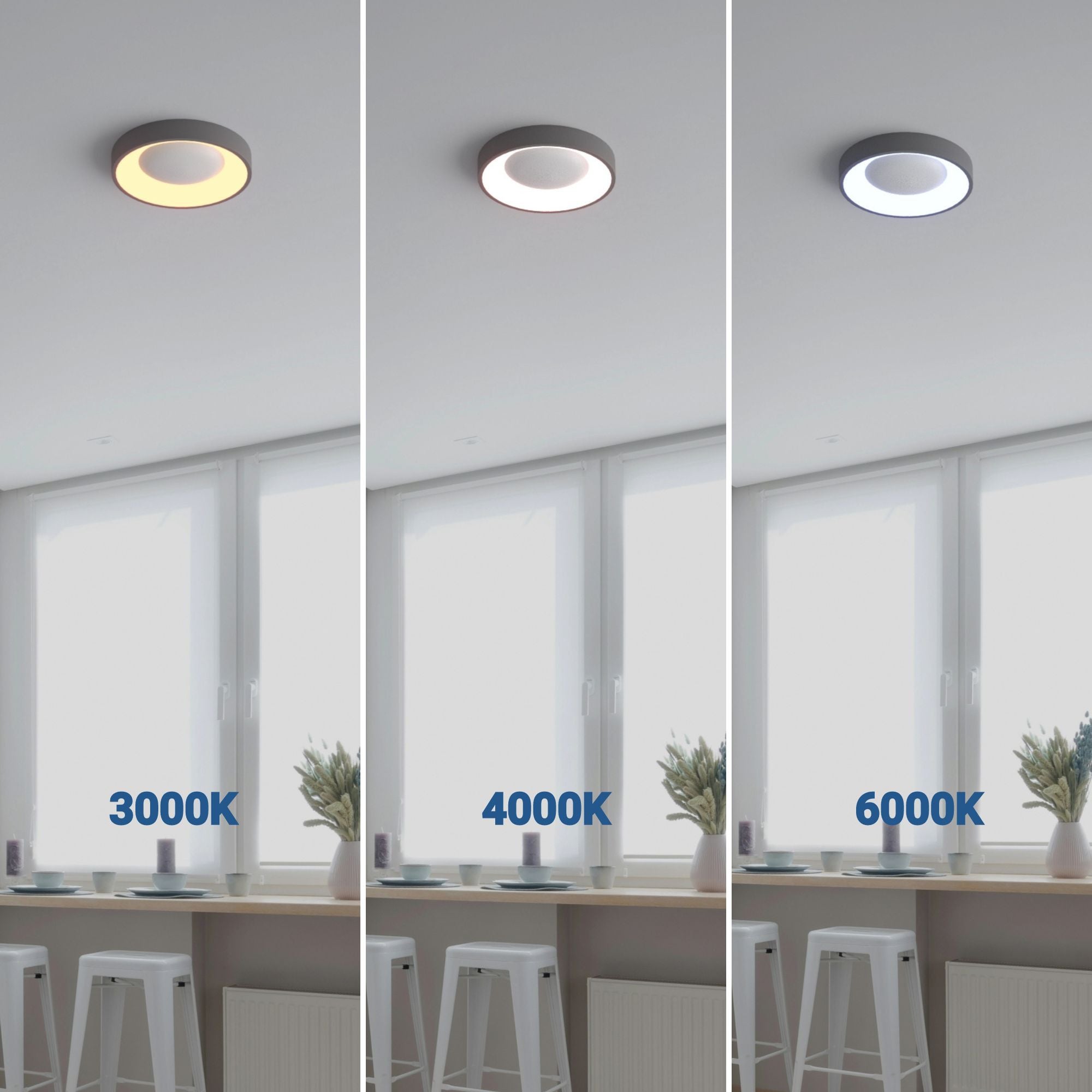 Plafoniera LED 30W - CCT - Driver Philips - ø40cm - IP20 - 4
