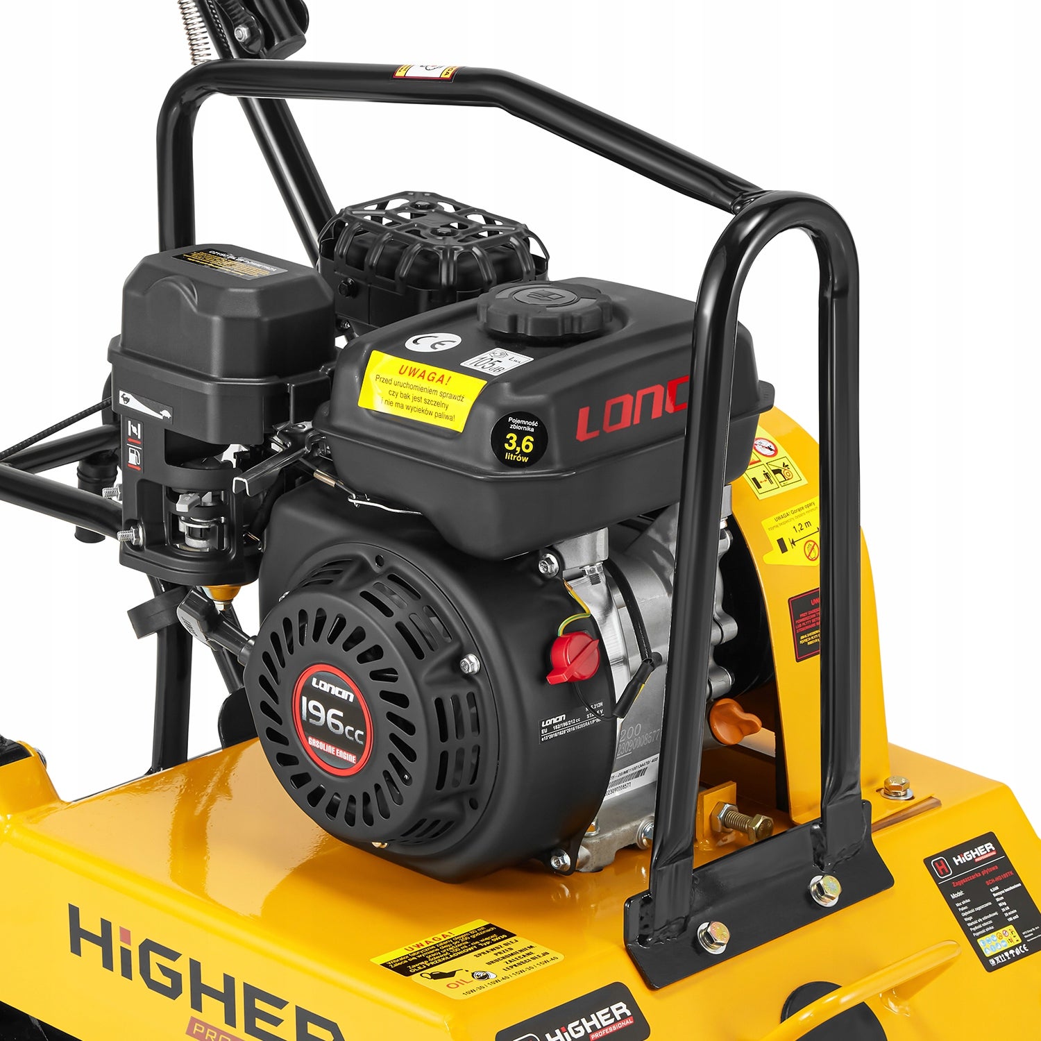 Zagęszczarka spalinowa ubijak gruntu HIGHER 100kg LONCIN 6,5KM - 9