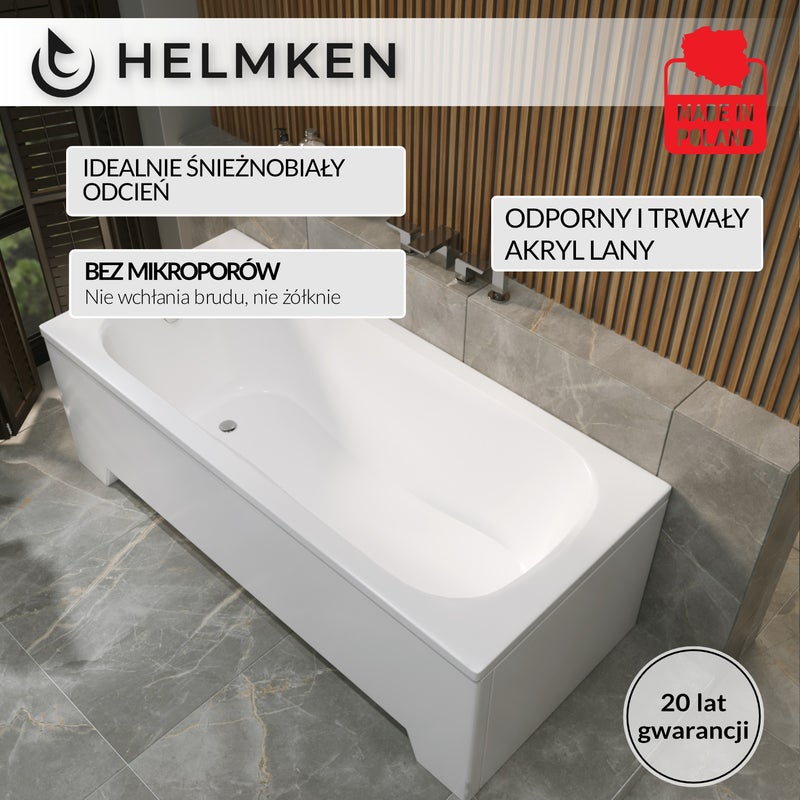 Wanna akrylowa Helmken Edelva 130 х 70 / 23094001