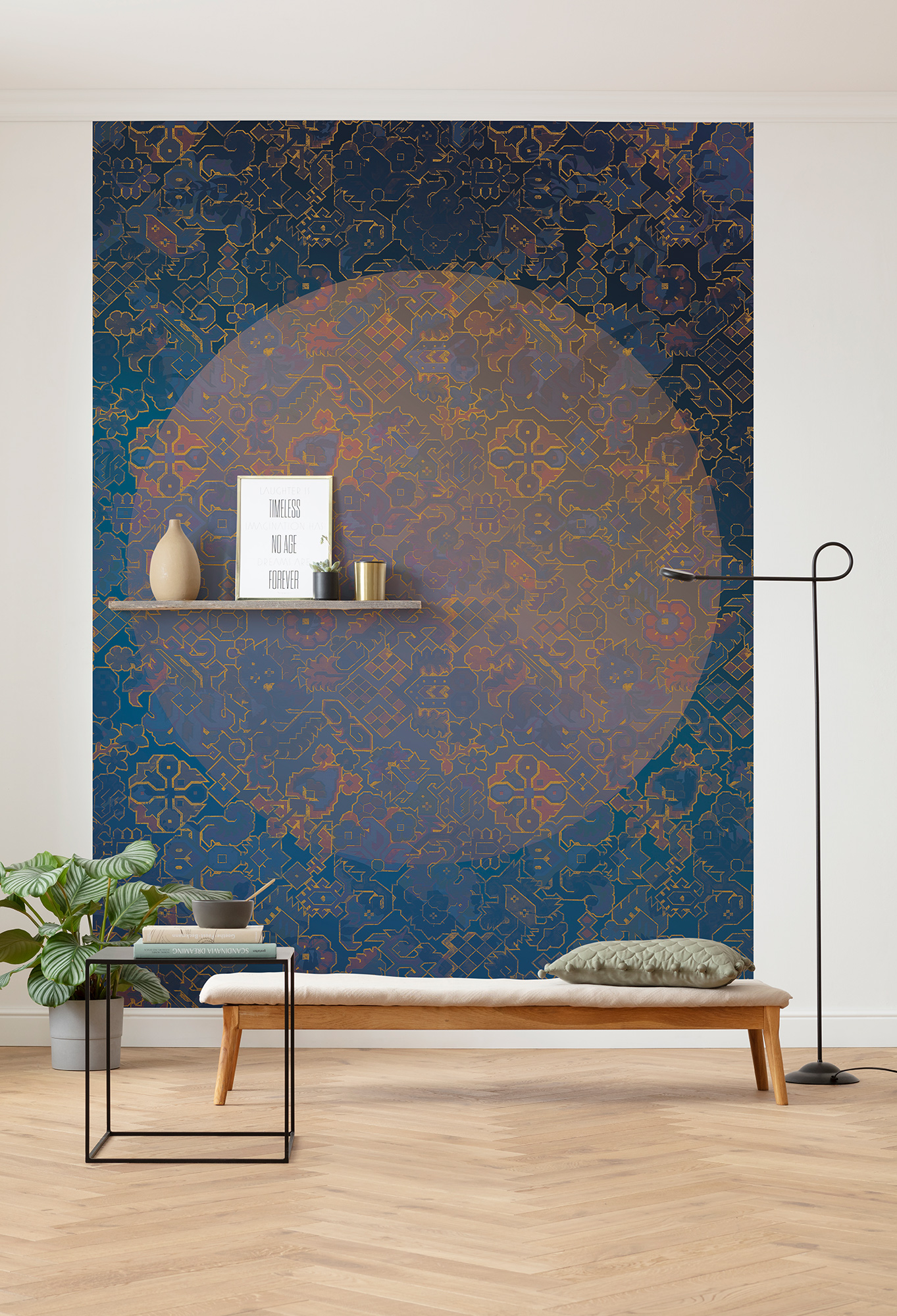 Papel pintado no tejido panorámico de komar - la lune - talla: 200 x 270 cm