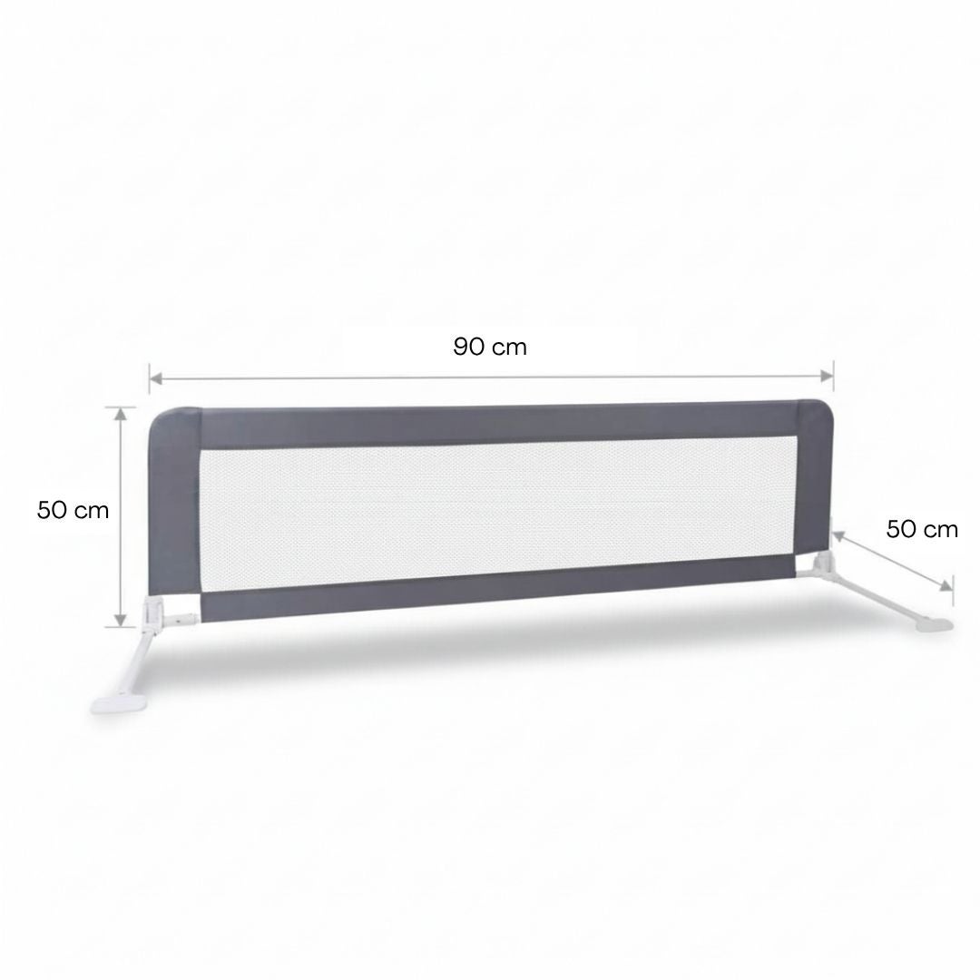 Bathby Barandilla De Cama Infantil 90 Cm – Altura Ajustable, Sistema Abatible, Malla Transpirable, Seguridad Anticaídas - 9