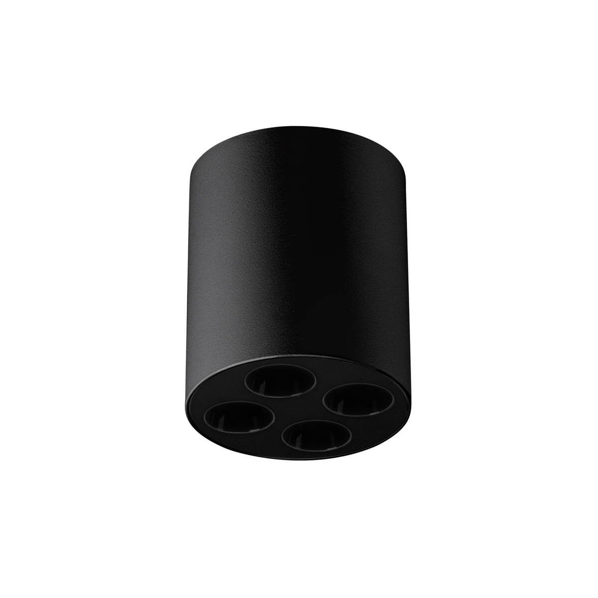 Reflektor sufitowy spot natynkowy okrągły Zoe czarny LED 9W 4000K 887lm wym: 8,3 x 7,2 x 7,2 cm aluminium Sollux Lighting