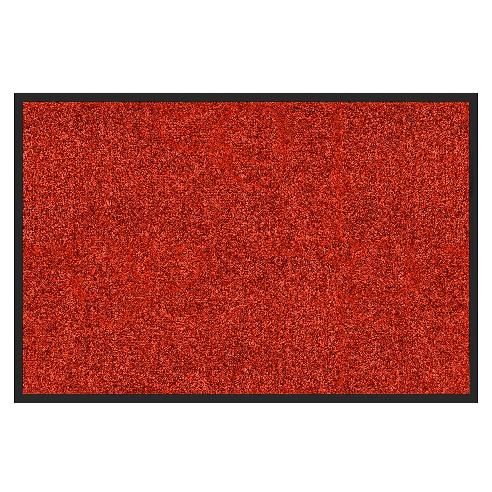 Tapis d'entrée Rhine, Lavable, certifié Oeko-Tex, Rouge 200 x 200 cm - 2