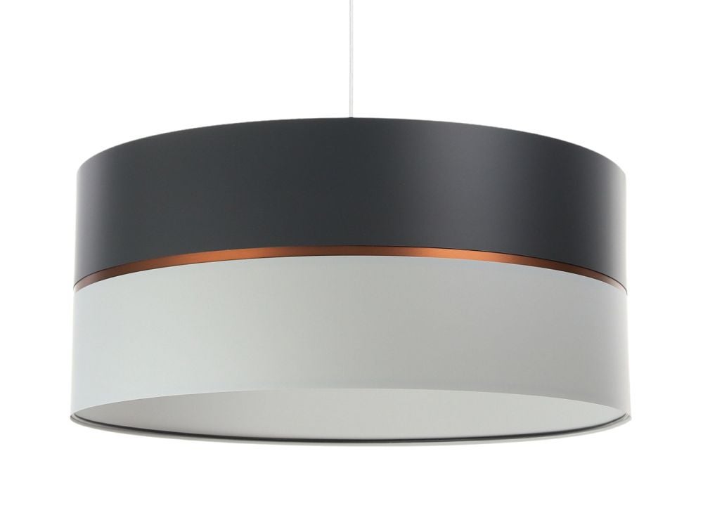 Lampa wisząca SIMPLY GLAMOUR 60 jasnoszara/ciemnoszara