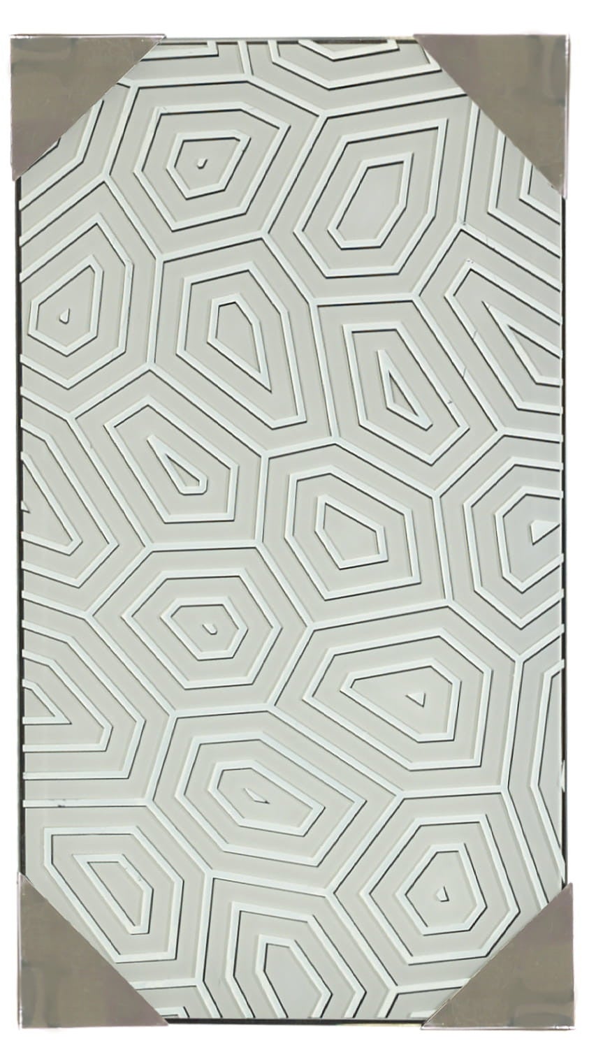 Plafon Aston prostokątny srebrno-szary 2xE27x20W wym: 25 x 8 cm IP20 szkło Candellux