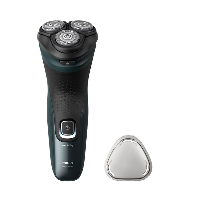 Philips X3052/00 rasoio elettrico Rotazione Trimmer Nero, Verde