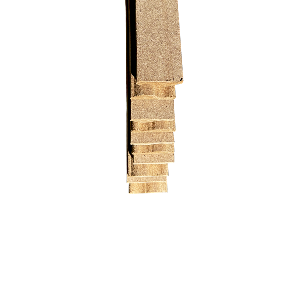 Lot de 10 Cimaises Classiques MDF, L. 2,44 m x l. 2,8 cm x Ep. 9 mm - 5