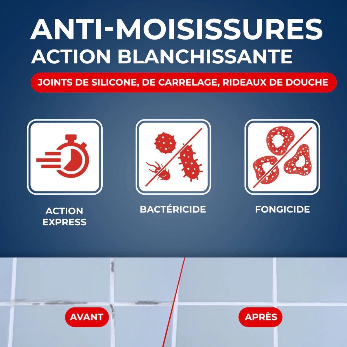 Anti-moisissures pour joints et salle de bains 500ml STARWAX - 4