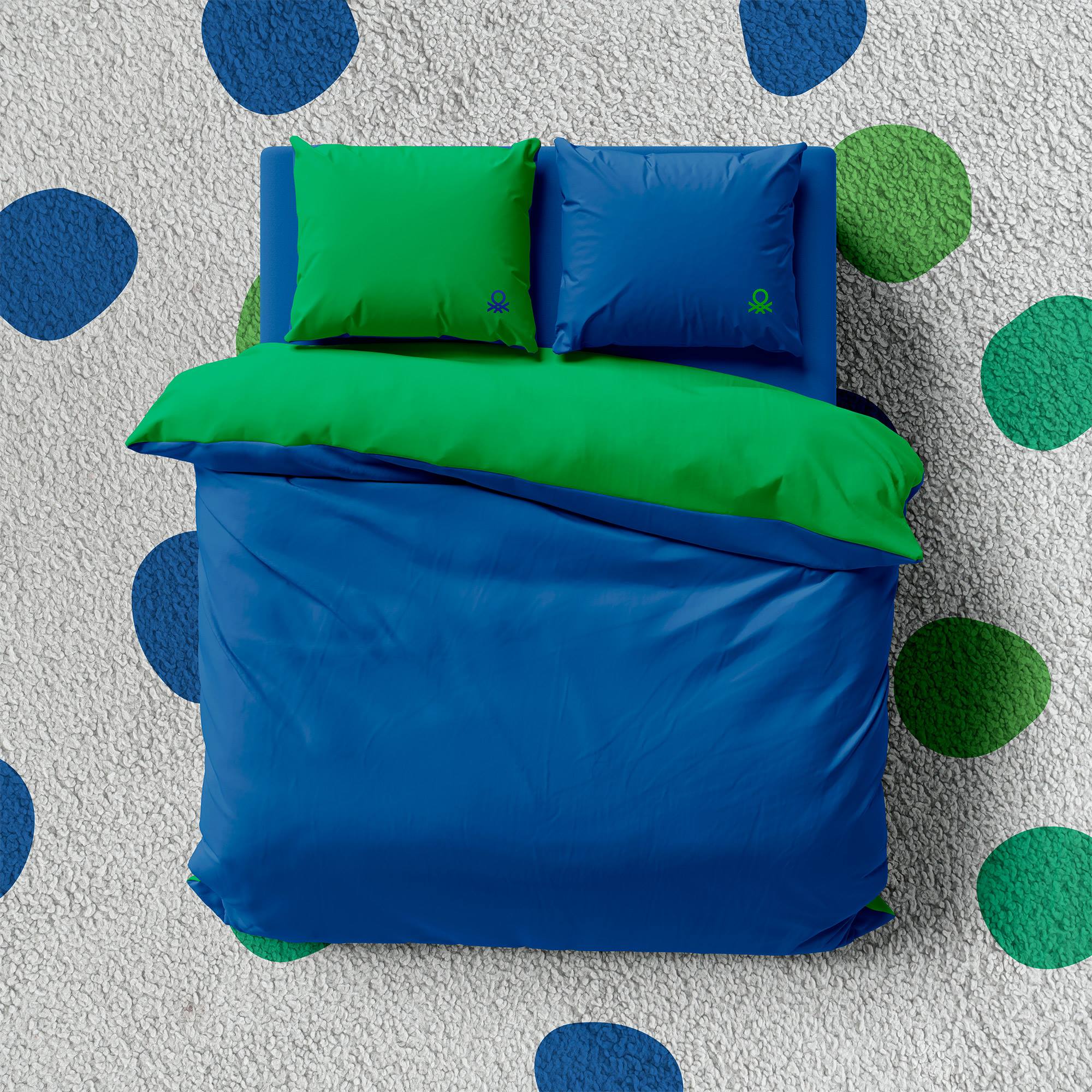 Capa de edredão reversível para cama de 200 cm com lençol e 2 fronhas - 3