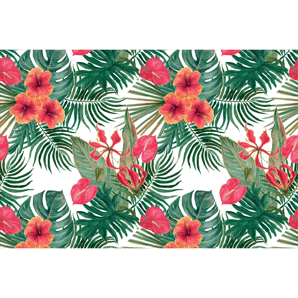 Adesivo mobili tropicale Rimatara - Sticker adesivo - adesivi murali - 40x60cm - 2