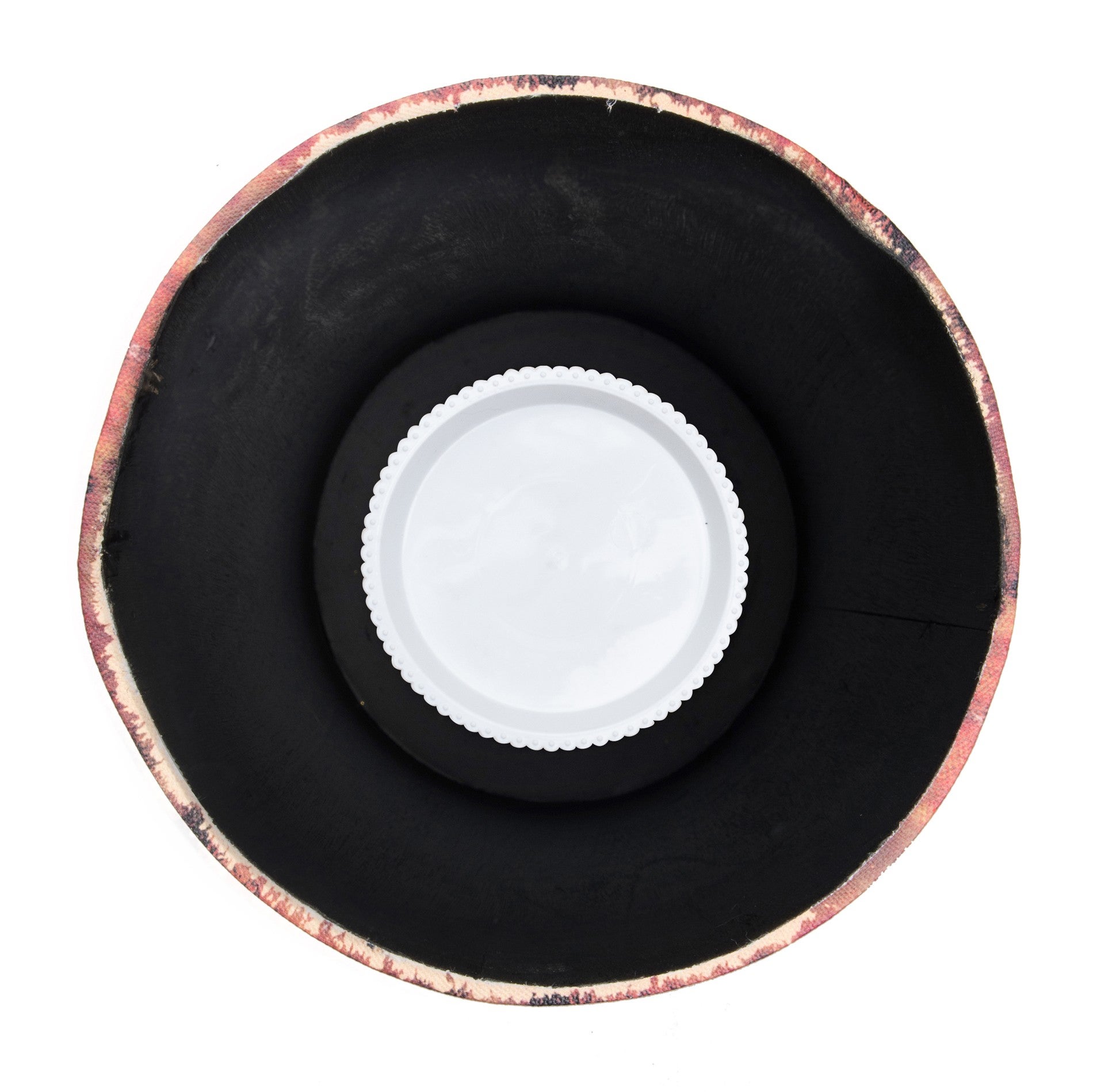 Porte- Parapluies Rebecca Mobili Canvas Ronde Beige Rangement 49x20x20 - 6