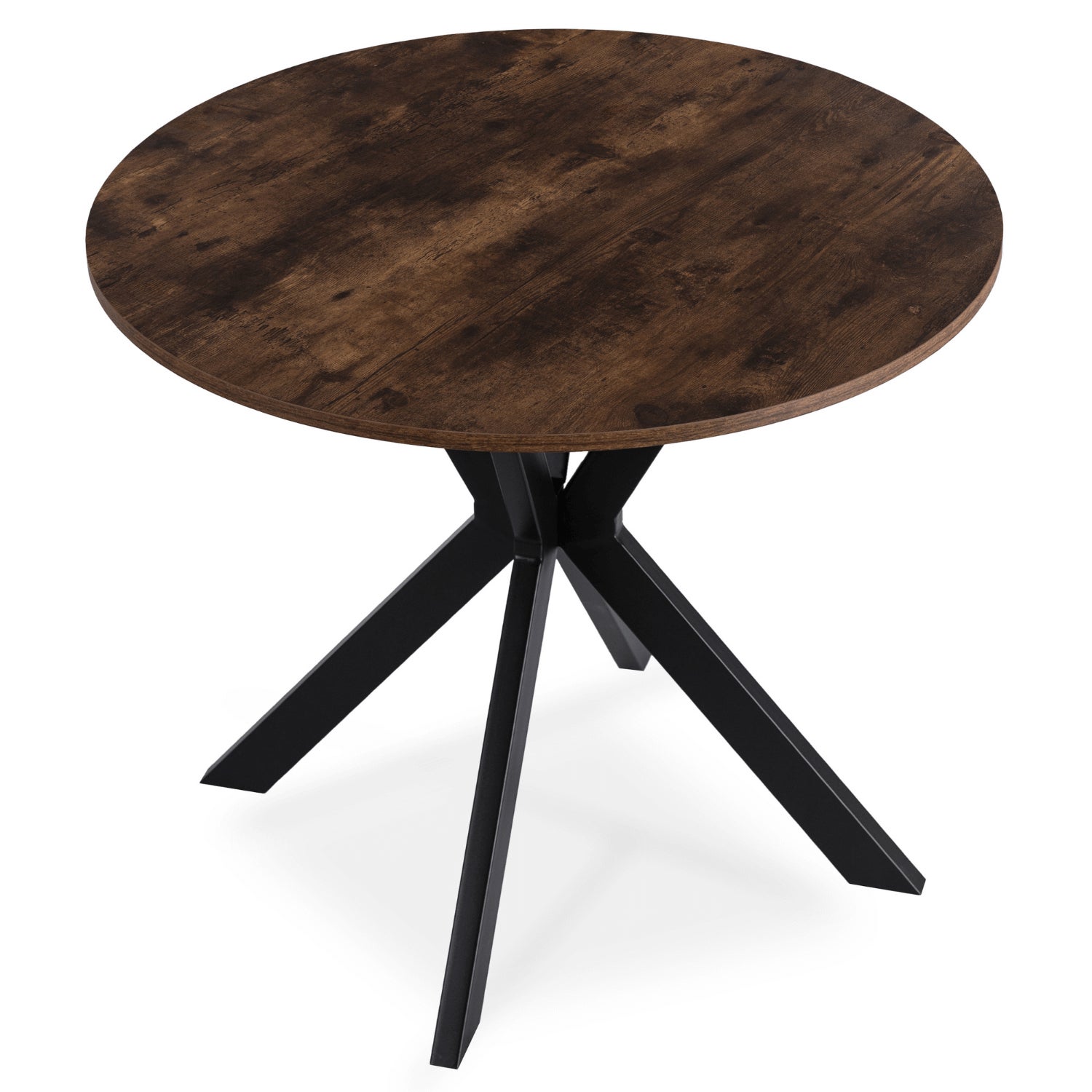 Stół Okrągły Kuchenny Do Salonu Jadalni Kuchni 90 cm Rustykalny LAUREN