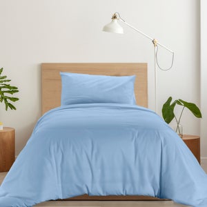 Parure Copripiumino Singolo Made In Italy – 100% Puro Cotone, Collezione Essential A Righe