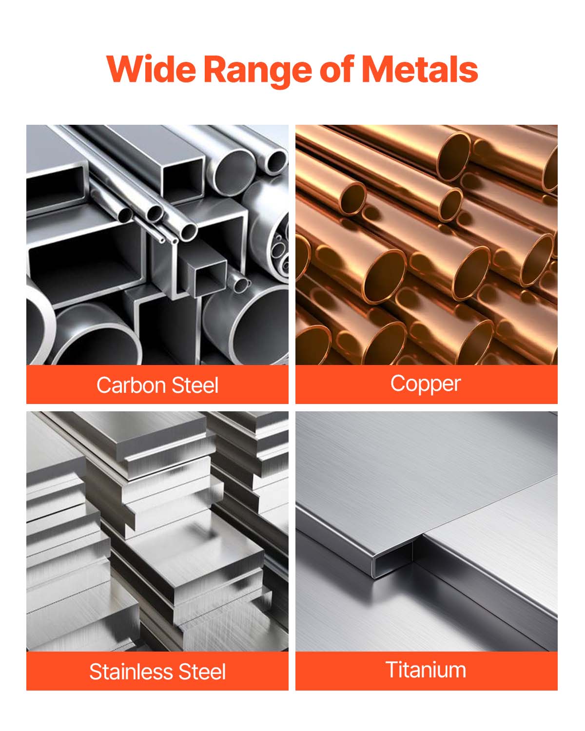 Posto di Saldatura TIG VEVOR 140 A,Macchina 4 in 1,Grande Schermo LED,DC Pulse TIG/MMA,Saldatore Elettrico con Avvio a Caldo,Inverter IGBT - 6