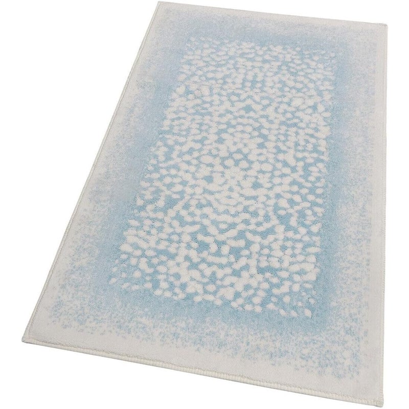 Vintage Miękki Chłonny 60x130 Cm Bawełniany Dywanik do łazienki Lub Sypialni Błękitny