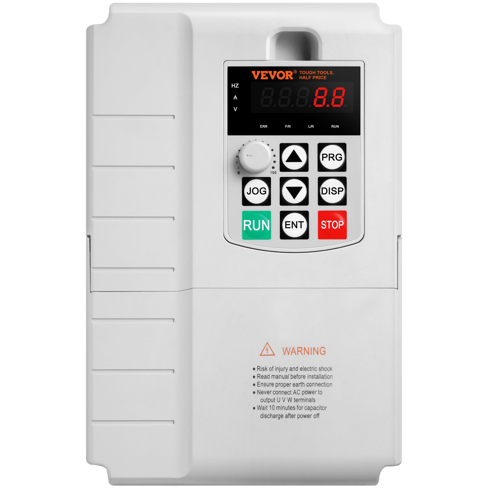 Variateur de Fréquence 7,5 kW, 10 CV 34A 0-400 Hz VFD, Entrée Monophasé, Sortie Triphasé, Contrôle Vitesse, Refroidissement Rapide VEVOR - 9