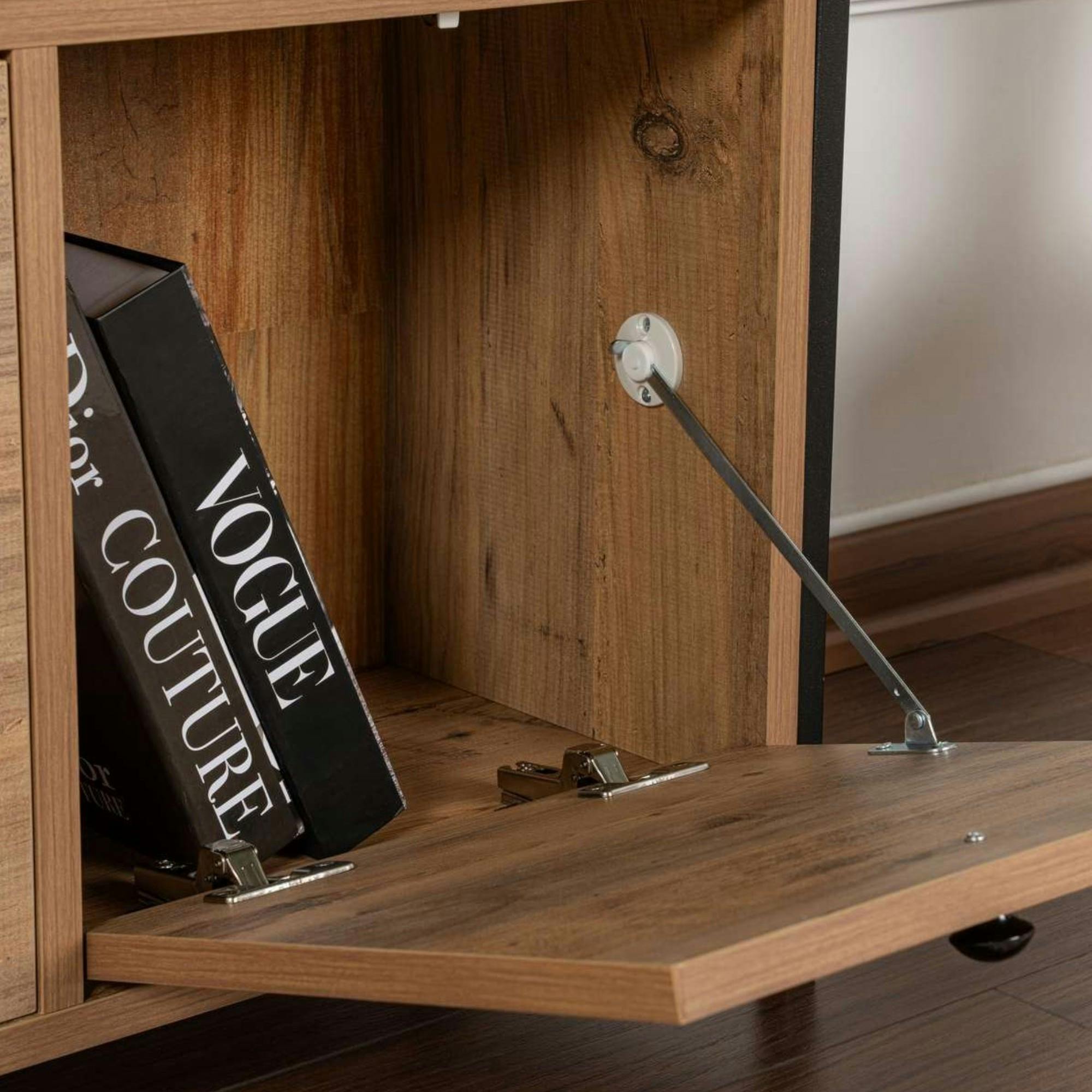 Console d'entrée avec rangement - 3 niches JENA - 4