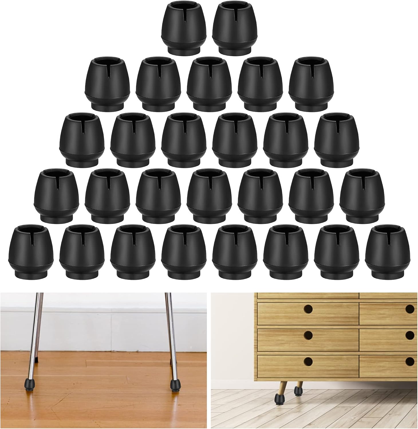 4 Tappi per gambe di sedie, set di gommini per sedia, antigraffio per proteggere il pavimento, per gambe di diametro 16 mm/ 19 mm/ 22 mm/ 25 mm/ 32 mm/ 40 mm 4 Tappi per gambe di sedie, set di gommini per sedia, antigraffio per proteggere il pavimento, per gambe di diametro 16 mm/ 19 mm/ 22 mm/ 25 mm/ 32 mm/ 40 mm