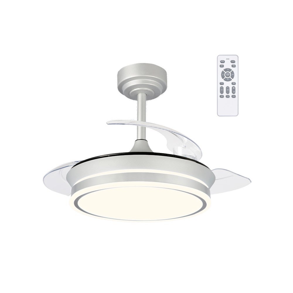 Ventilateur Plafond 110 Cm Ventilateur Plafond LED Bel Air Home 20W - Moteur DC 6 Vitesses - 3 Pales Réversibles Ventilateur Plafond Bel Air Kilim 3 Pales Reversible 6 Vitesses Telecommande Led 20w