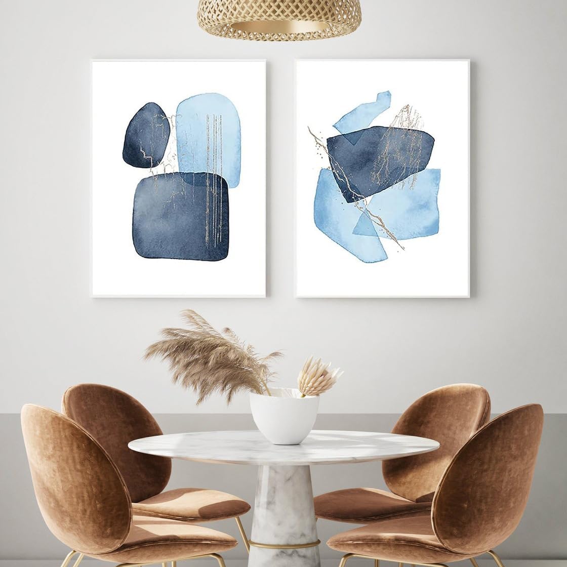 Lot de 3 posters sur toile, style bohème, modernes, décoration murale, pour salon, chambre à coucher, sans cadre(A,3x40x60cm) - 4