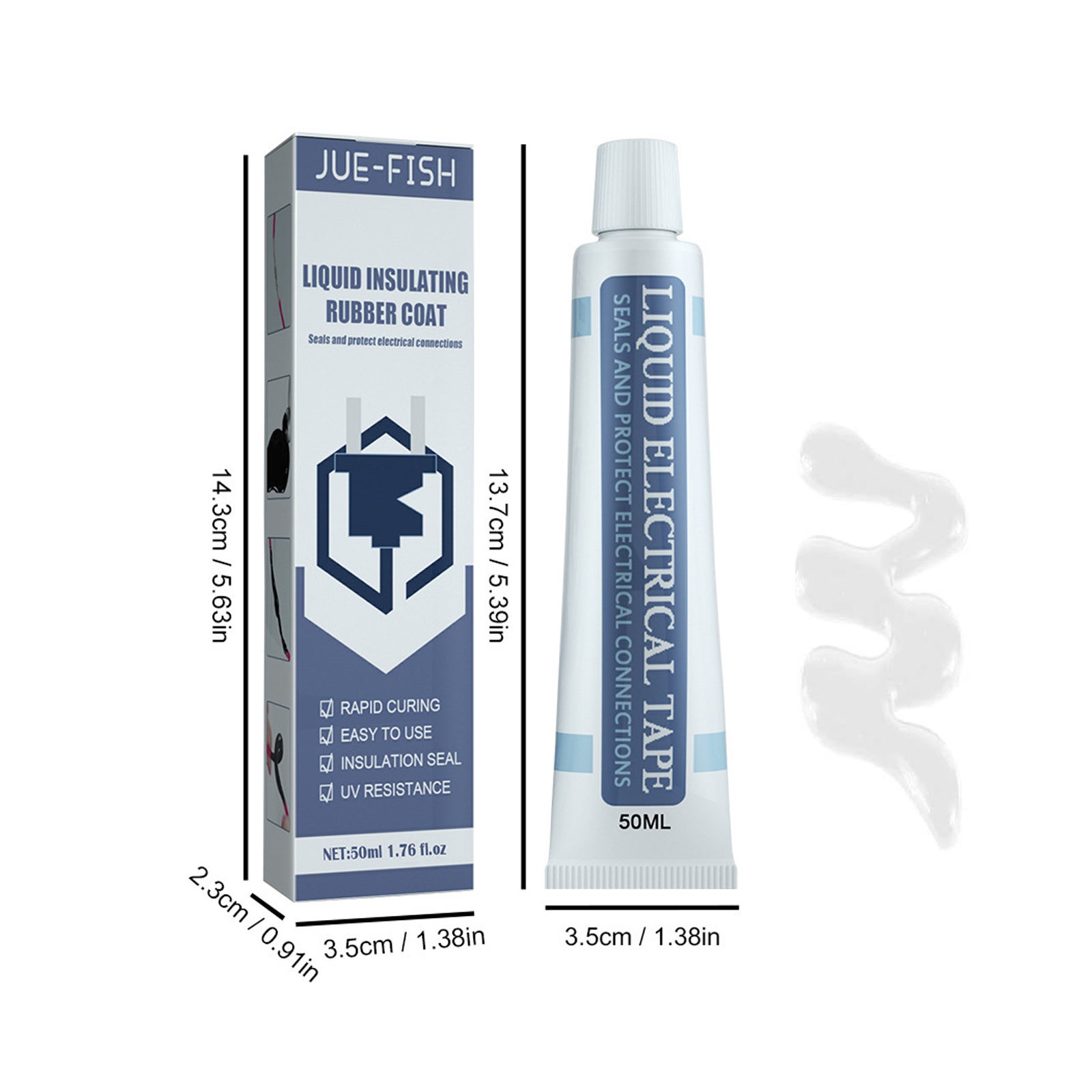 Gomma Liquida Nera Isolante - Nastro Adesivo Elettrico Impermeabile, 50 Ml - Foto 11