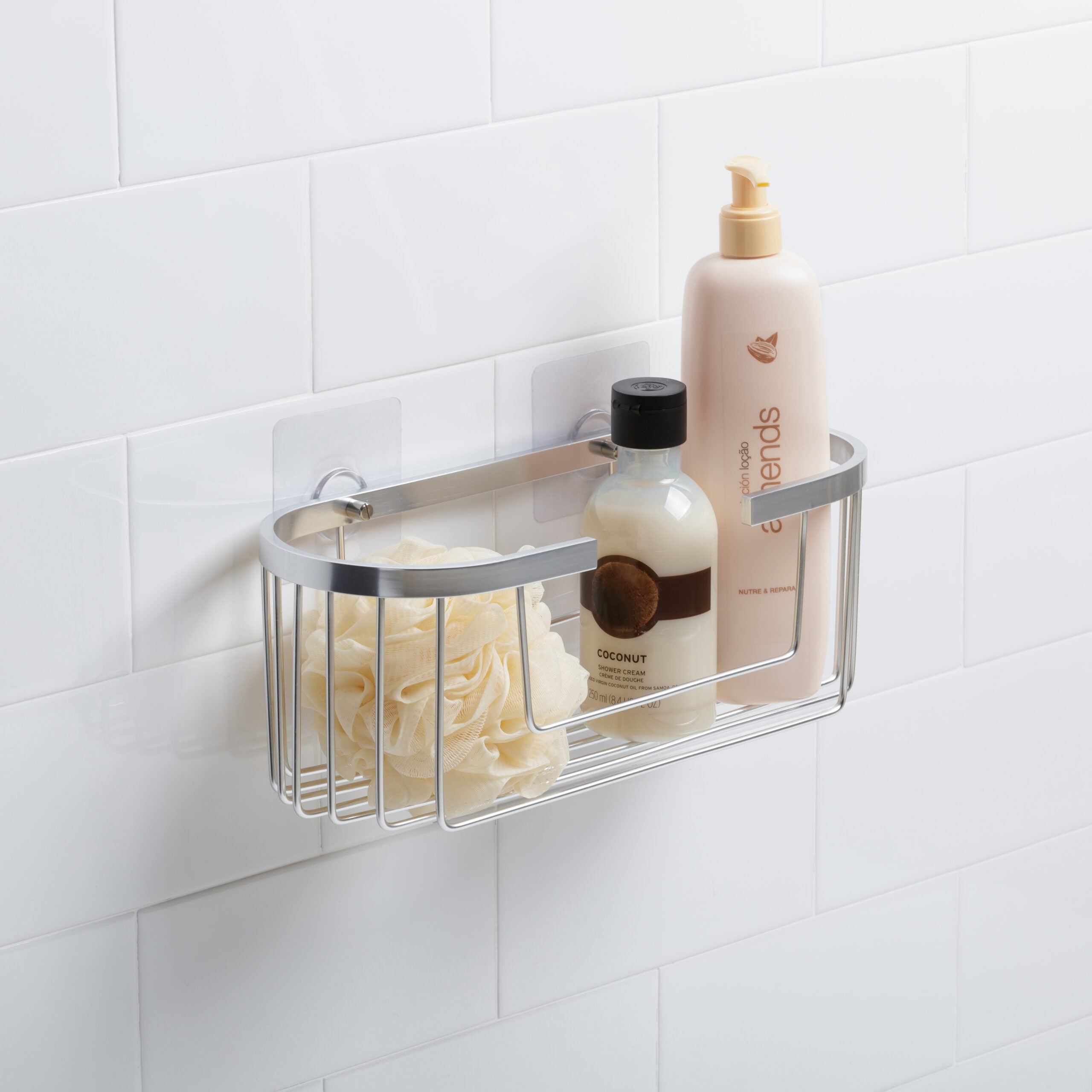 Organisateur de douche Aluminium gris / argent 11.5x30x12 cm - 5