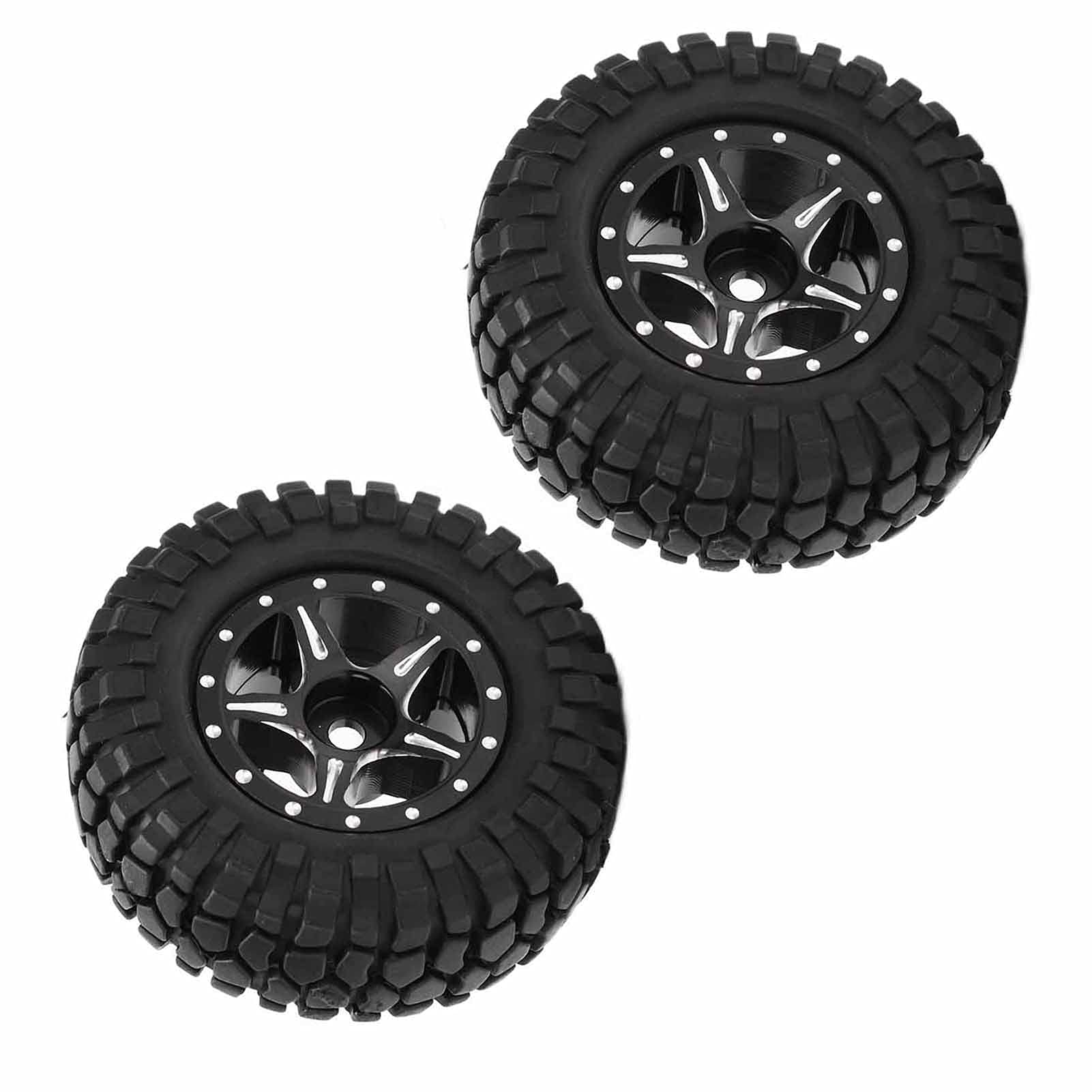 INJORA 1.0 RC Pneus Souples Caoutchouc Crawler 4PCS Pour Axial SCX24 TRX4M AX24
