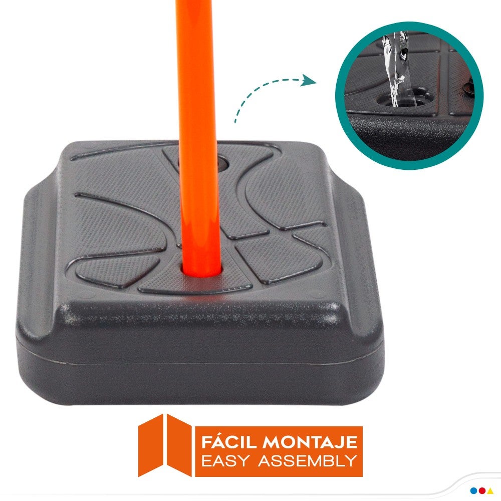Cesta de basquete infantil com bola CB Toys - 4