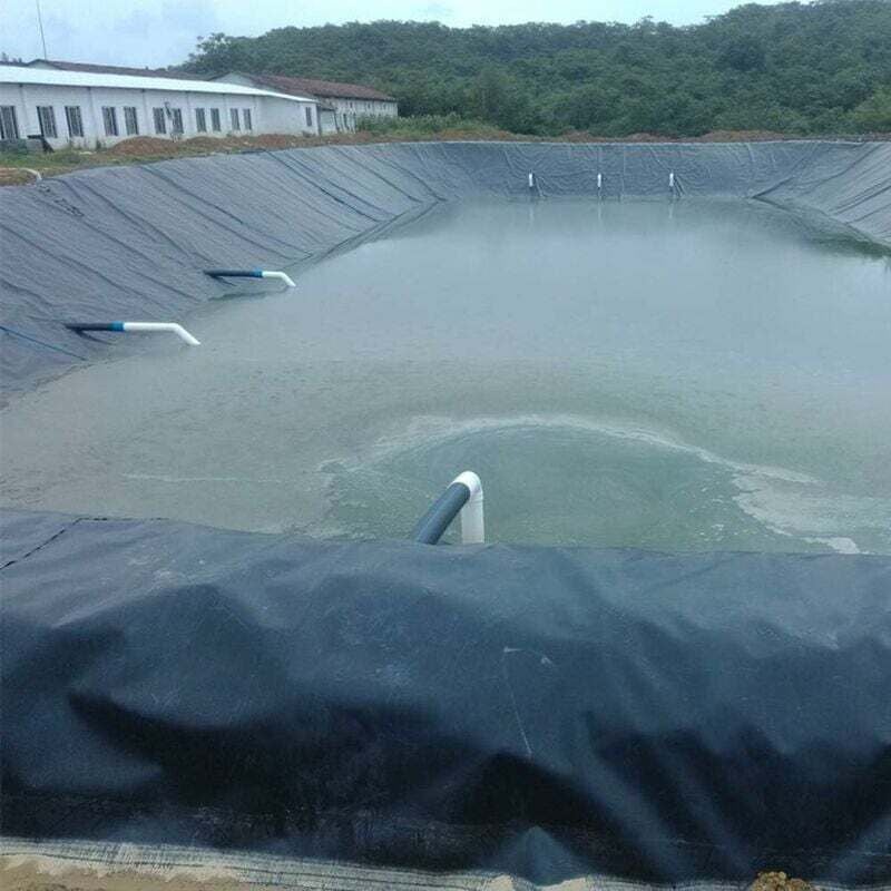Bâche Bassin HDPE 3x3m Noir - Étanche pour Étang à Poissons, Fontaine, Jardin Aquatique et Ruisseaux | Leroy Merlin - 4