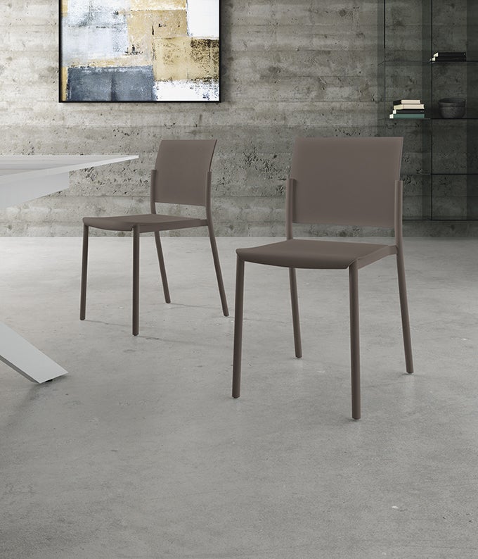 Chaise en polypropylène Venus 4 pcs - 5