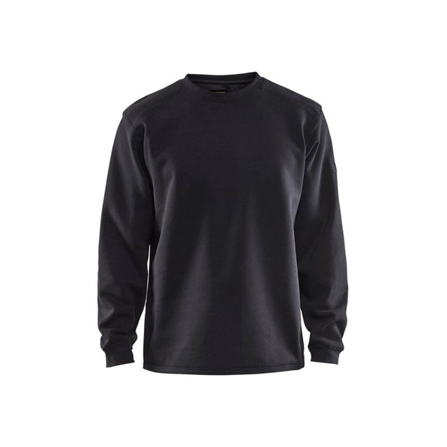 Sweat shirt de travail col rond Blaklader molletonné Noir L