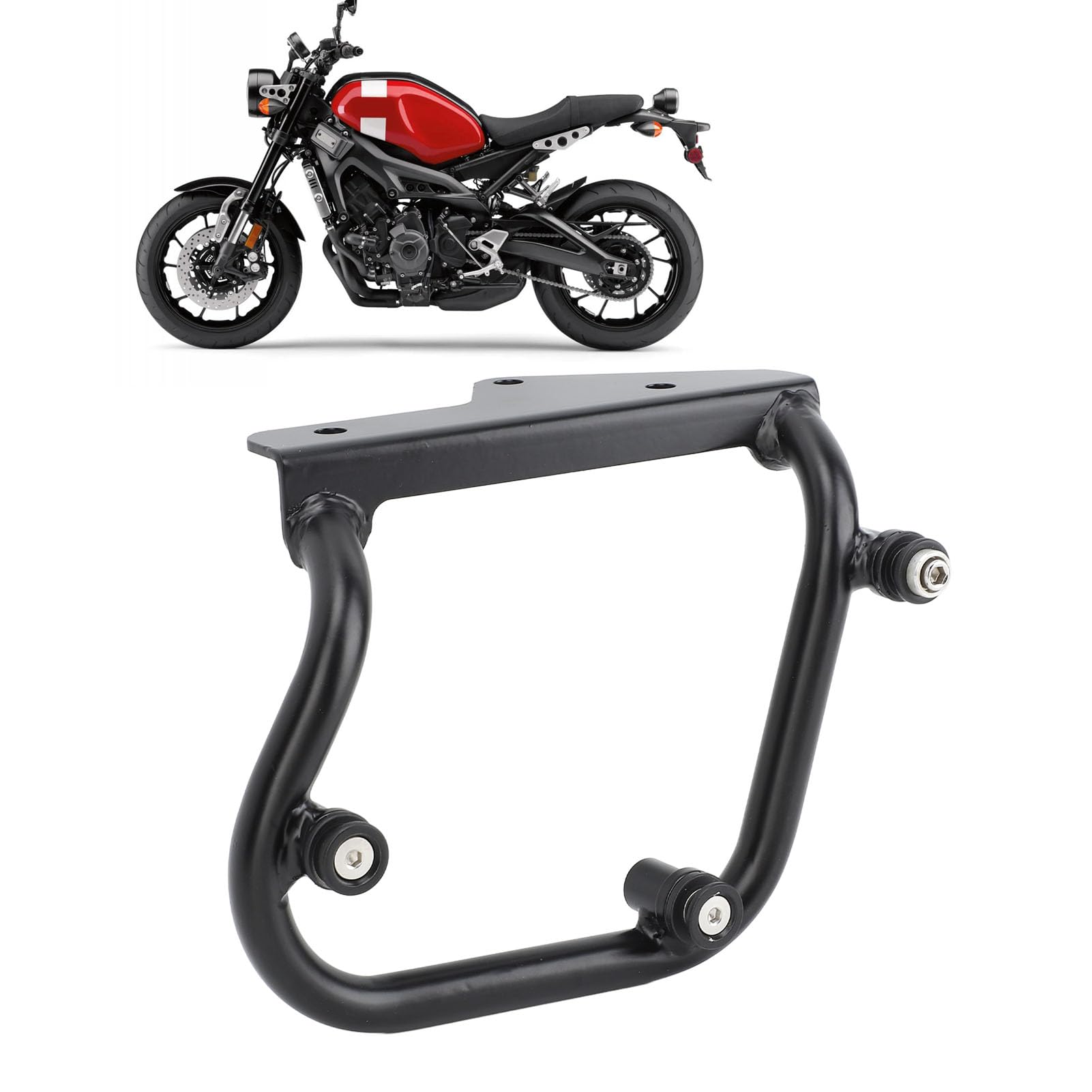 Support De Sacoche De Selle Pour Yamaha XSR 900 2022-2023 - Tuyau En Fer Soudé 16 Mm, Anodisation Dure - 10