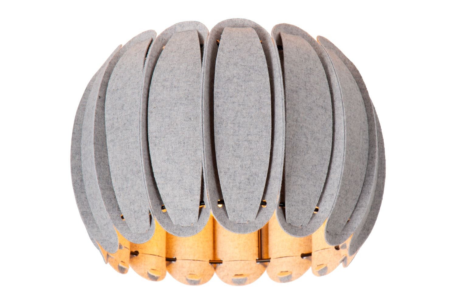 Lampa sufitowa SPENCER szaro-odcienie szarości-czarna 1xE27x40W filc wym:19,5x30x30cm IP20 Lucide