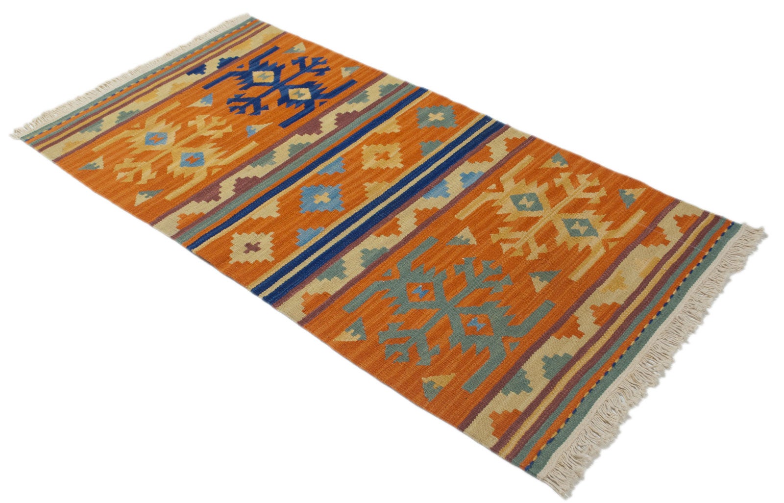 Oryginalny ręcznie robiony kilim 122x61CM