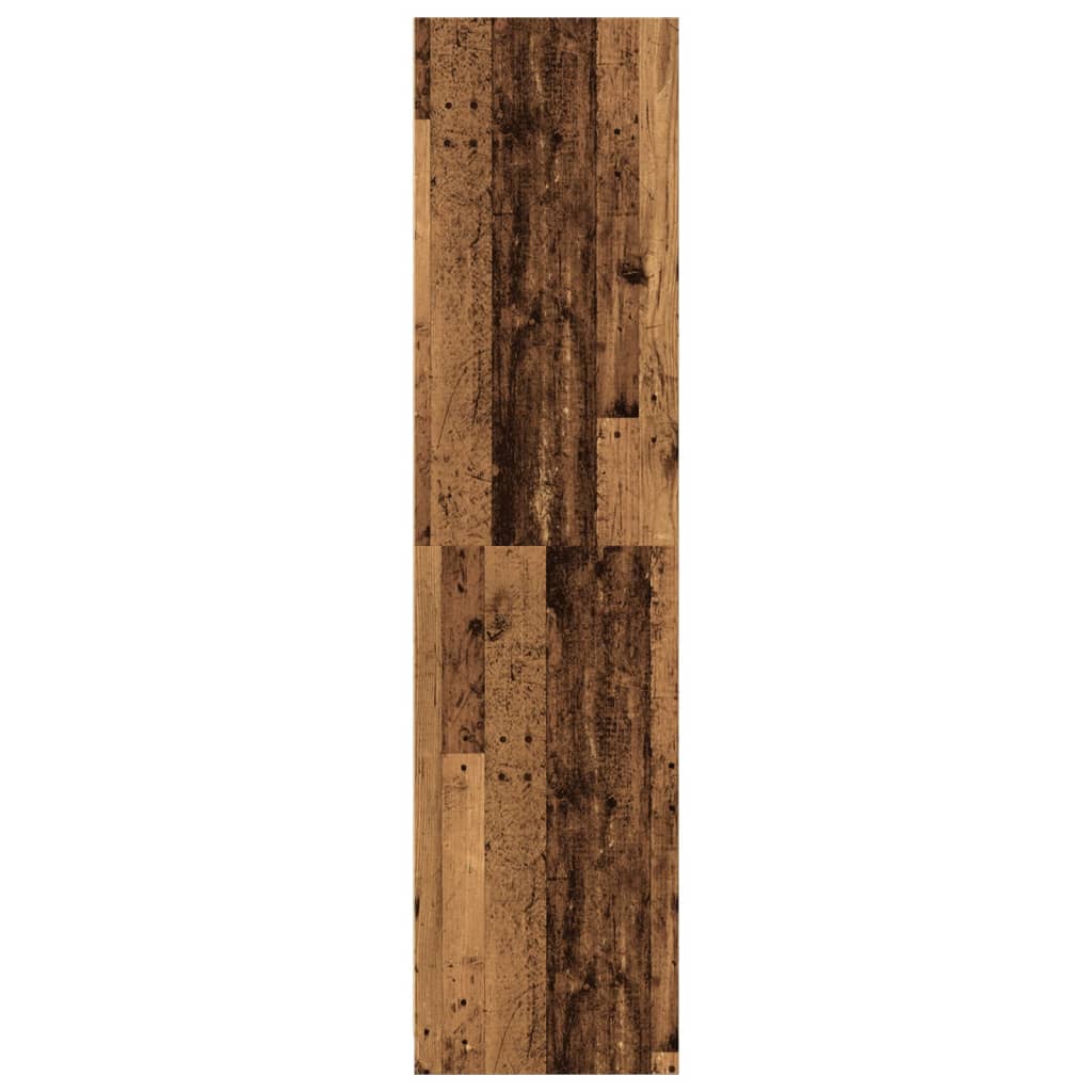 Garde-robe vieux bois 30x50x200 cm bois d'ingénierie - 5