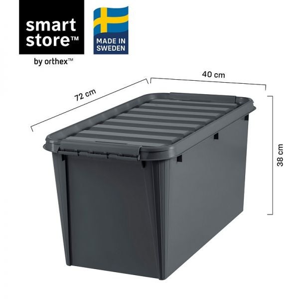 Grande Caisse plastique avec couvercle 70 litres - 2