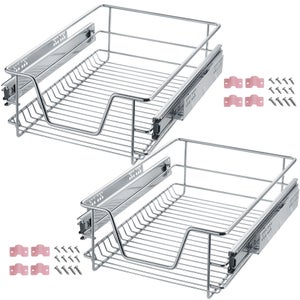Organizer Espandibile Per Armadio – Larghezza Regolabile 30-45,7 Cm, Profondità 43,2 Cm, Ripiani Scorrevoli In Acciaio Inox - 3